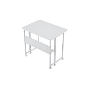 VisioGear Folding Desk, Small Foldable Desk for Small Space, Home Office Foldable Office Desk for Bedroom, White, 31.5"*22.9"*29.53" - 1 of 4