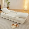 LAOTIES Human Dog Bed Lazy Sofa Couch,5-Position Adjustable Folding Sleeper For Adults And Pets - 3 of 4