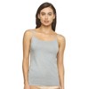 Felina Women's Organic Cotton Stretch Camisole 2-Pack - 2 of 3
