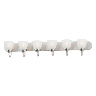 Maxim Lighting Axis 6 - Light Vanity in  Satin Nickel
