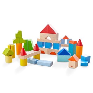 HABA Colored Wooden Building Blocks - 46 Piece Set (Made in Germany) - 1 of 3