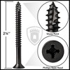 Cauldham  #9 x 2-1/4 Inch Wood Screwsh for Door Hinges - 25 pack - 4 of 4