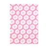 Hudson Baby Infant Girls Cotton Flannel Burp Cloths 7-Pack, Pink Daisies, One Size - 4 of 4
