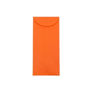 JAM Paper #14 Policy Business Colored Envelopes 5 x 11.5 Orange Recycled 3156405 - 1 of 2