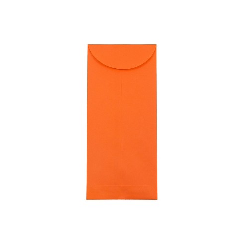 JAM Paper #14 Policy Business Colored Envelopes 5 x 11.5 Orange Recycled 3156405 - image 1 of 2