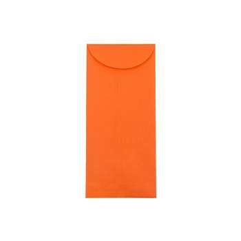 JAM Paper #14 Policy Business Colored Envelopes 5 x 11.5 Orange Recycled 3156405