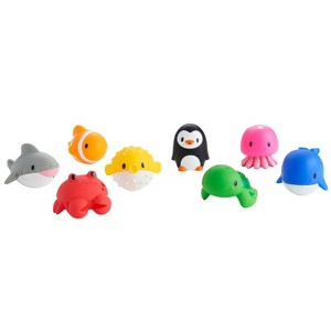 Munchkin Ocean Squirts Bath Toy 8pk - 1 of 3