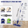 Professional Spray Mop for Floors - Instant Water Mist for Wet Cleaning, 3 Washable Pads, Ideal for Hardwood, Tile, Laminate & Vinyl - 2 of 4