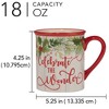 Certified International Set of 4 18oz Winter Greens Mugs - 4 of 4