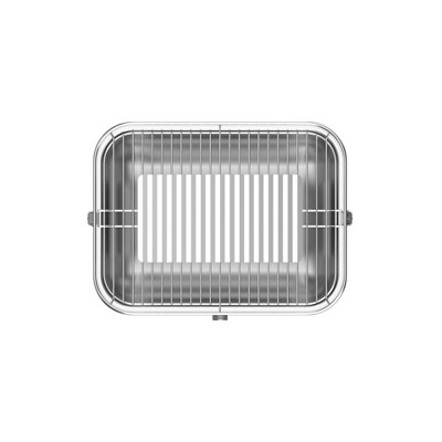 Portable Charcoal Hibachi Grill with Stainless Steel Grates