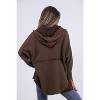 Women's Stone Cold Button Up Long Sleeve Shacket - Oli & Hali - 2 of 3