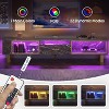 Bestier 80 Inch LED TV stand Gaming Entertainment Center with Open Storage - 3 of 4