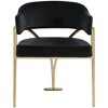 Meridian Furniture,Madelyn Velvet Dining Chair, Set of 2 - 3 of 4