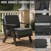 YARDSIGHT 2-Piece Outdoor Patio Lounge Chairs with Cushions, Modern Aluminum Frame Armchairs for Garden, Backyard, Deck, or Poolside - 4 of 4
