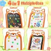 Skirfy 4-in-1 Easel for Kids, Adjustable Easel Toy with Chair for Ages 2-4, Flippable Sided Magnetic Drawing Board with Storage, Gift for Toddlers - 4 of 4