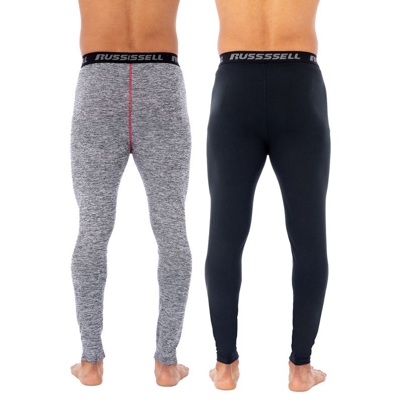 Russell Men's L2 Performance Baselayer Thermal Pant, 2 Pack Bundle, 2 of 3