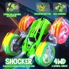 Skirfy Remote Control Car, 4WD RC Stunt Car with Headlights and Wheel Lights, Off-Road Car Toy, Gift for Boys and Girls - 2 of 4
