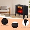 Winado 15-inch 1000-Watt Freestanding Electric Indoor Fireplace with 3D Realistic Flame - 4 of 4