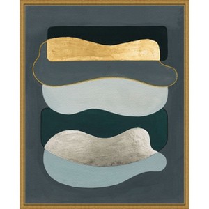 Amanti Art Underwater Coins II by Grace Popp Framed Canvas Wall Art - 1 of 4
