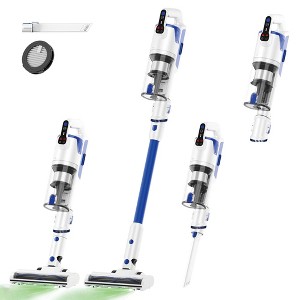 Whall Cordless Vacuum - Powerful Brushless Motor, Removable 2500mAh Battery, Up to 45 Minutes of Runtime, Ideal for Floors & Pet Hair (White) - 1 of 4