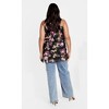 Women's Plus Size Kimmi Top - black | CITY CHIC - image 4 of 4