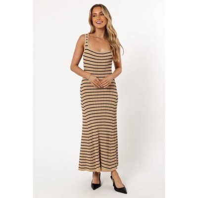 Petal and Pup Henry Striped Midi Dress