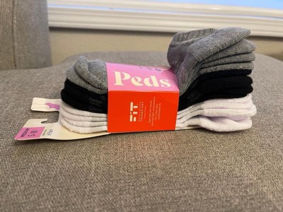 Peds Women's 6pk All Day Active No Show Athletic Socks - Assorted Colors  5-10 : Target
