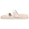 Journee Collection Womens Stellina Slide Flat Sandals Off White 8 - 2 of 4