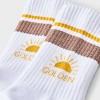 Women's Icon Cushioned Ribbed 2pk Mid Crew Socks - 4-10 - 3 of 3
