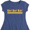 Girls' - Pokémon - Pikachu and Eevee Fit & Flair Cap Sleeve Dress - 2 of 3