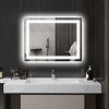 Ridstar 31.5 in. W x 23.6 in. H Clear Rectangular Bathroom Mirror with Led Lights - 4 of 4