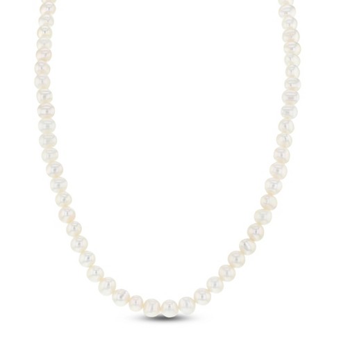 Girls' 6mm Freshwater Cultured Pearls Sterling Silver Necklace - In ...