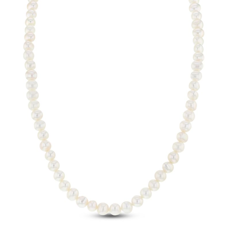 Girls' 6mm Freshwater Cultured Pearls Sterling Silver Necklace - In Season Jewelry, 1 of 4