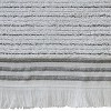 Subtle Striped Bath Towel Gray - SKL Home: 100% Cotton, Midweight Jacquard, Reversible, Machine Washable - 2 of 4