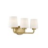 Savoy House Capra 3 - Light Vanity in  Warm Brass - 4 of 4
