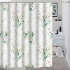 LunaLulinlk White Fabric Shower Curtain - 3 of 4
