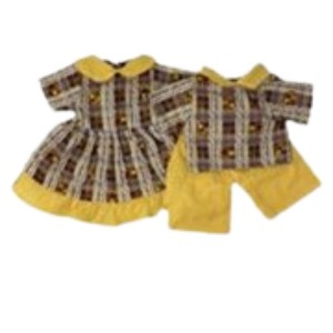 Doll Clothes Superstore Bunny Print For Twin Baby Dolls - ON SALE - 1 of 4