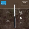 Amefa Tenderloin Steak Knives, Set Of 6, Premium High Carbon MOV Stainless Steel, Ergonomic Handle Design, Straight Edge 5 Inch Blade Steak Knife - 2 of 4