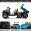 Jojoka 24V 2-Seater Ride-On Dump Truck for Kids, 6 Wheels 4WD Electric UTV, 3 Speeds, Remote Control, Dump Bed - 2 of 4