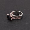 Nadia Engagement Ring Solitiare Cz Rose Gold Plated Womens Ginger Lyne Collection - 2 of 4