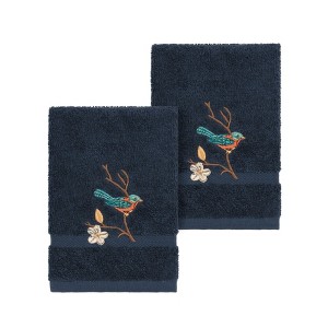 Linum Home Textiles 100% Turkish Cotton SPRING TIME Embellished Towel Set - 1 of 2