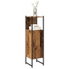 CLIHOME Freestanding Industrial Bathroom Storage Cabinet, Engineered Wood & Metal Stylish Storage Solution 65.4 in Height Ample Capacity - 3 of 4