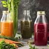 Bormioli Rocco Quattro Stagioni Glass Milk Bottle 33.75 Ounce 6 Pack, Clear - 2 of 4