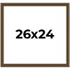 PosterPalooza | Photo Size Sculpted Gold Picture Frame - UV Acrylic, Foam Board Backing, Hanging Hardware - 2 of 4