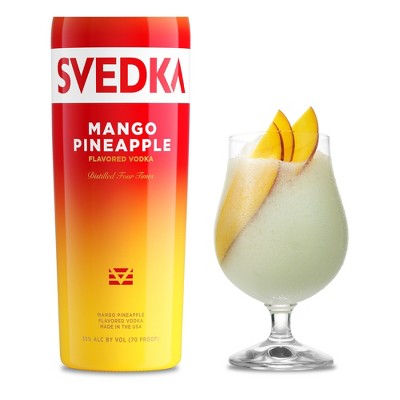 SVEDKA Mango Pineapple Flavored Vodka - 750ml Bottle