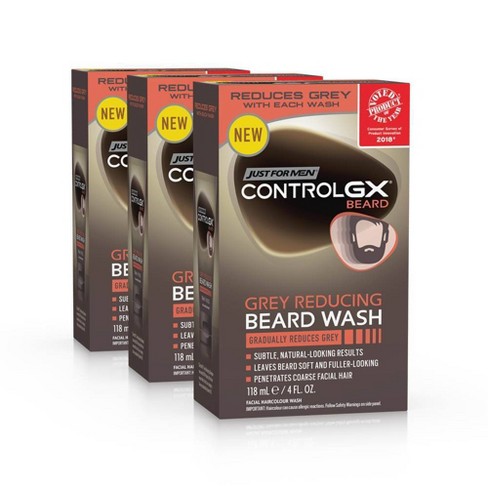 Just For Men Control Gx Beard Wash Permanent Hair Color 3pk Target