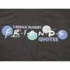 Friends TV Show I Speak Fluent Friends Quotes Youth Black Sweatshirt - 2 of 2