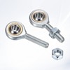 Unique Bargains Self-Lubricating Thread Steel Joint Jam Nut Rod End Bearing 2 Pcs - 4 of 4