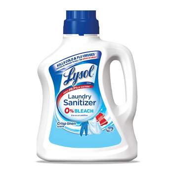 Lysol Laundry Sanitizer Crisp Linen Detergent Booster - 90oz