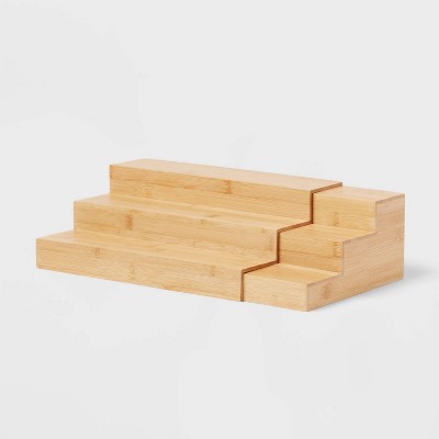 3-Tier Bamboo Expanding Spice Shelf